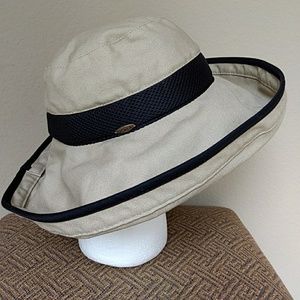 Womens Scala Collection wide brim Travel Sunhat